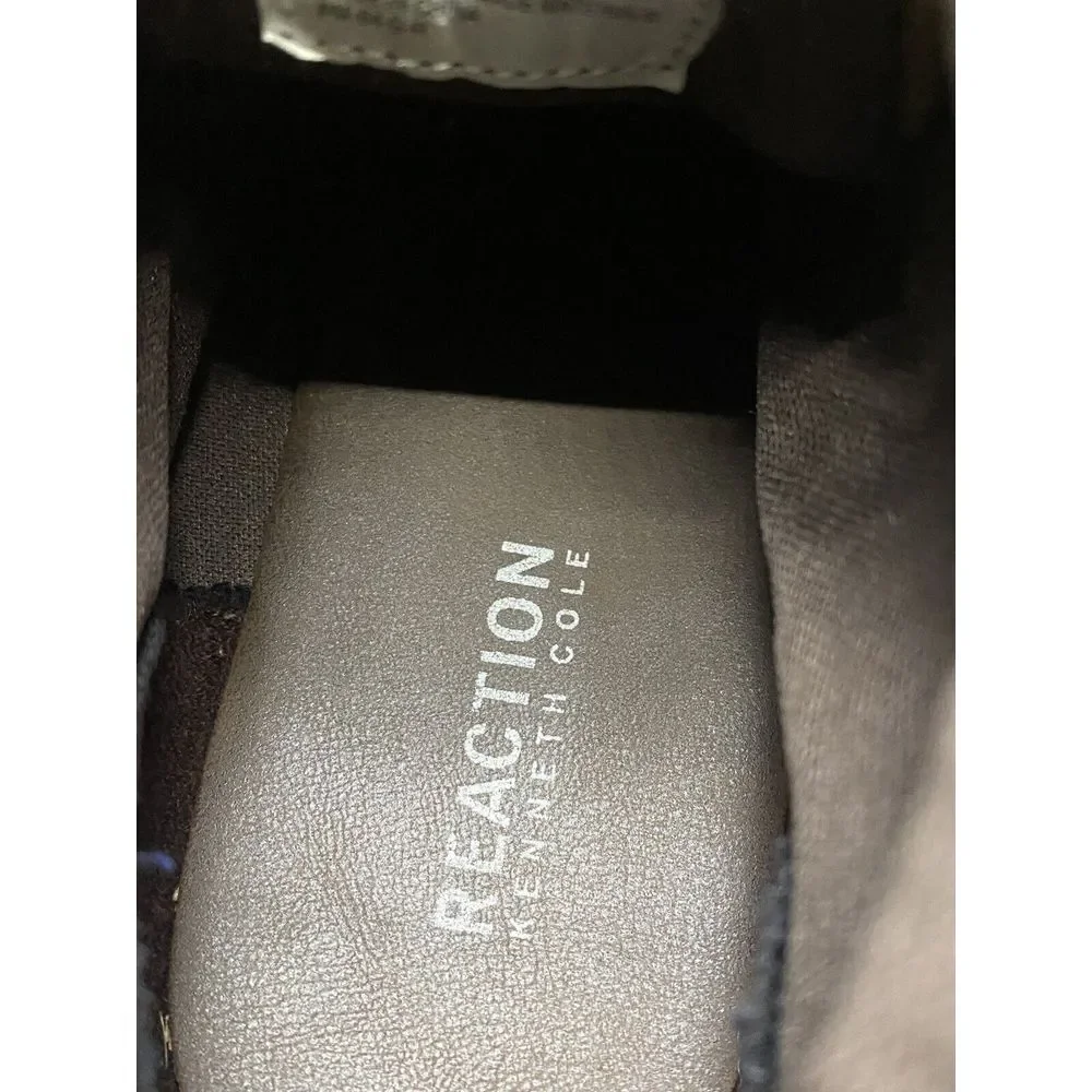 Kenneth Cole Reaction Driving Dawson Dark Brown Leather‎ Shoe/Boot Size 1